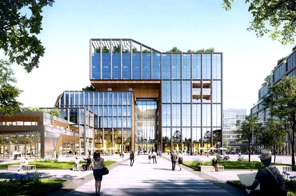 上海越界錦和尚城：創(chuàng)新三首層設(shè)計，靈動通行動線提升辦公效率